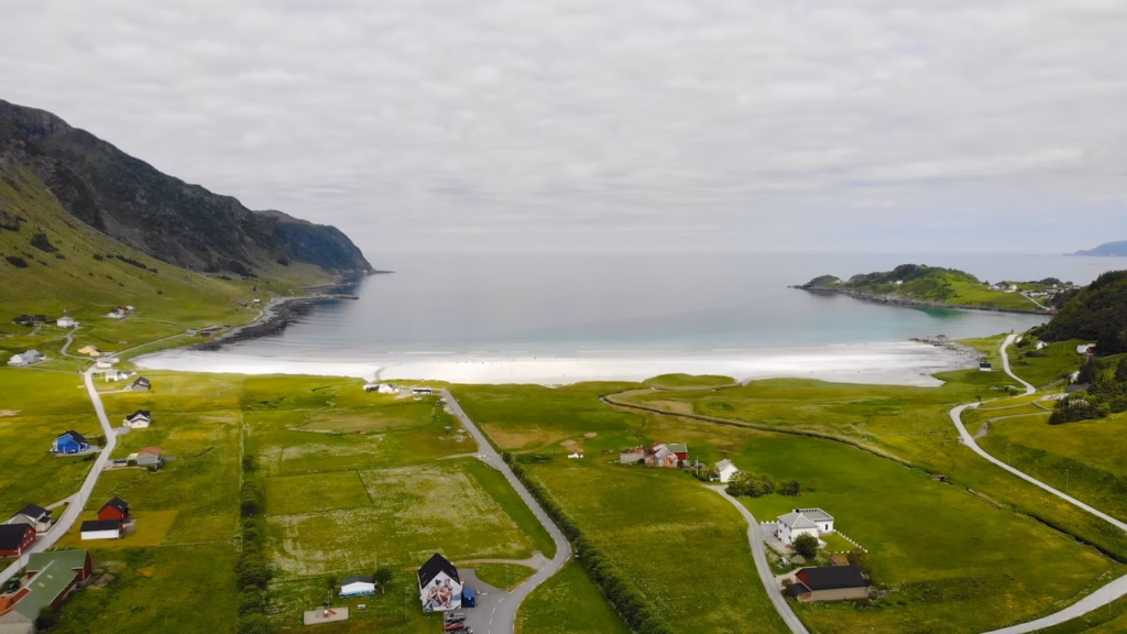 refviksanden beach maps måløy tours cruise passenger place tour